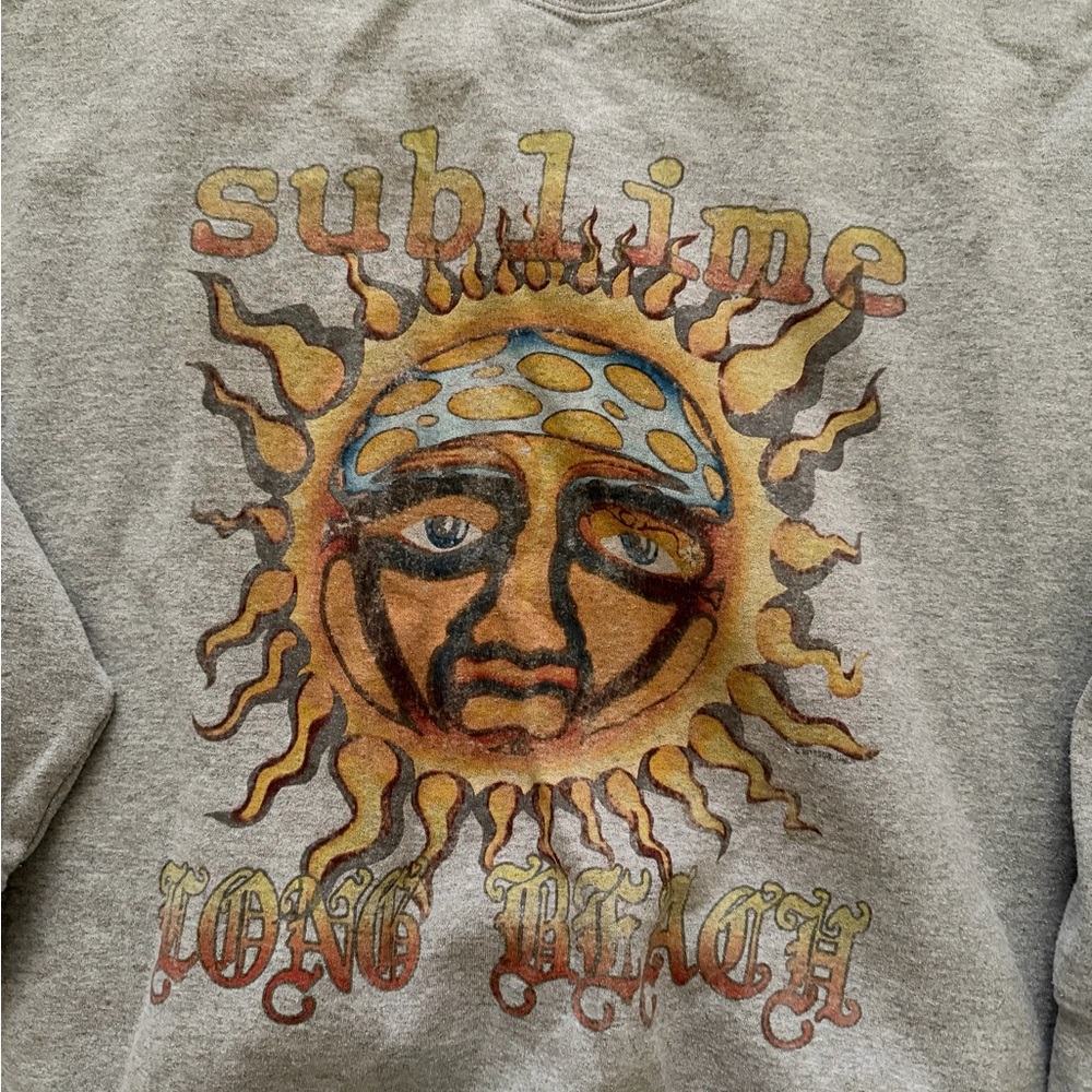 Urban Outfitters Sublime Sun Oversized Crew Neck Sweatshirt